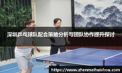 深圳乒乓球队配合策略分析与团队协作提升探讨